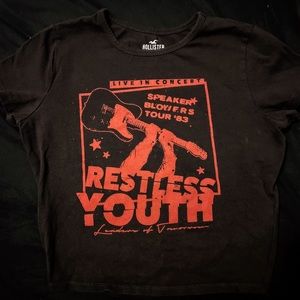 Hollister black top Restless youth